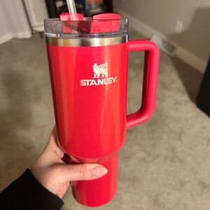 Stanley Scarlet Travel Mug with Handle